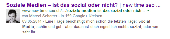google authorship