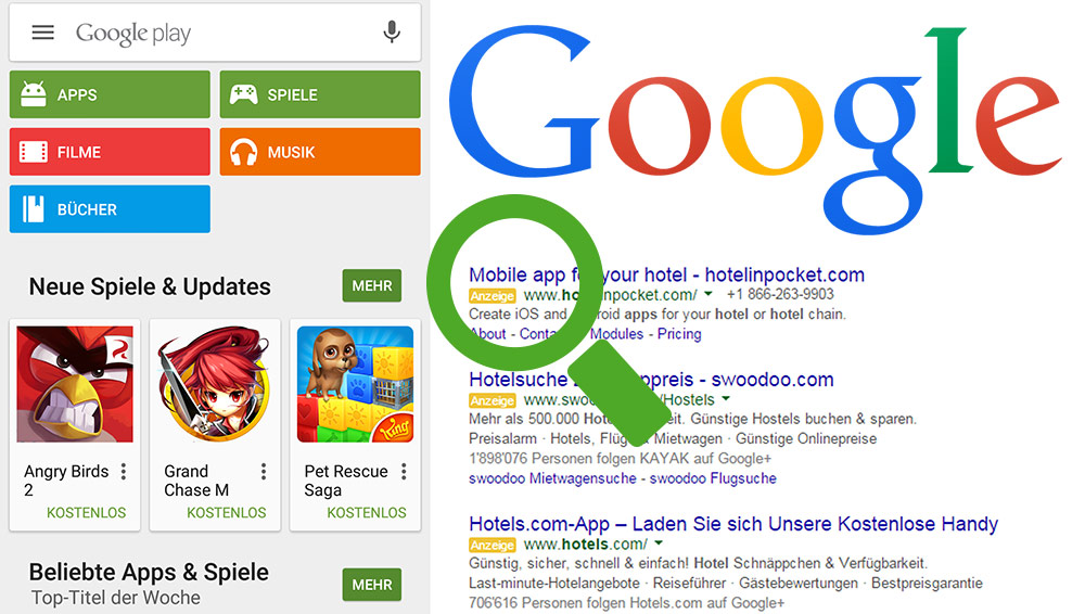 app indexierung google