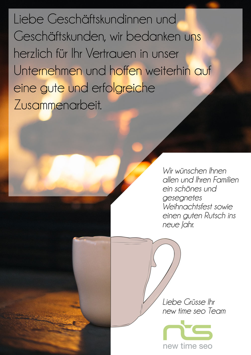 frohe weihnacht von new time seo