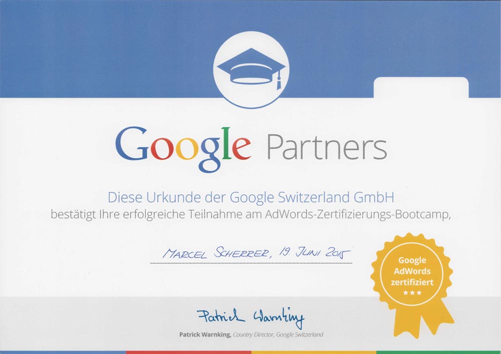 google partners zertifizierung adwords